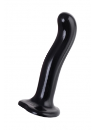 Черный стимулятор для пар P G-Spot Dildo Size M - 18 см. - Strap-on-me - в Березниках купить с доставкой