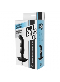 Черная вибропробка для простаты FantASStic Vibrating Prostate Plug - 14,5 см. - Dream Toys - в Березниках купить с доставкой