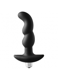 Черная вибропробка для простаты FantASStic Vibrating Prostate Plug - 14,5 см. - Dream Toys - в Березниках купить с доставкой