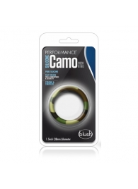 Эрекционное кольцо камуфляжной расцветки Silicone Camo Cock Ring - Blush Novelties - в Березниках купить с доставкой