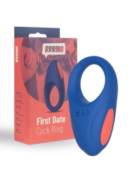 Синее эрекционное кольцо RRRING First Date Cock Ring - FeelzToys - в Березниках купить с доставкой