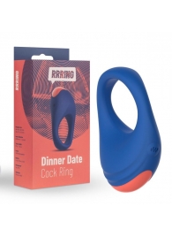 Синее эрекционное кольцо RRRING Dinner Date Cock Ring - FeelzToys - в Березниках купить с доставкой