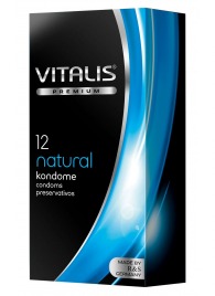 Классические презервативы VITALIS PREMIUM natural - 12 шт. - Vitalis - купить с доставкой в Березниках