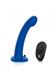 Синяя насадка Remote Control P-Spot G-Spot с черными трусиками - 20 см. - Pegasus - купить с доставкой в Березниках