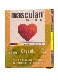 Экологически чистые презервативы Masculan Organic - 3 шт. - Masculan - купить с доставкой в Березниках