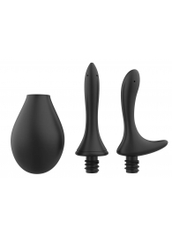 Черный анальный душ Nexus Anal Douche Set с 2 сменными насадками - Nexus Range - купить с доставкой в Березниках