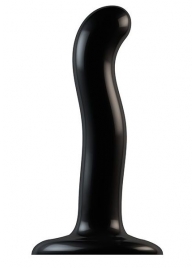 Черный фаллоимитатор-насадка Strap-On-Me P G spot Dildo size S - 16,4 см. - Strap-on-me - купить с доставкой в Березниках