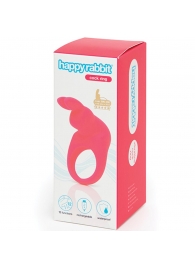 Розовое эрекционное виброкольцо Happy Rabbit Rechargeable Rabbit Cock Ring - Happy Rabbit - в Березниках купить с доставкой