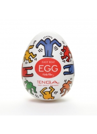 Мастурбатор-яйцо Keith Haring EGG DANCE - Tenga - в Березниках купить с доставкой