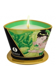 Массажная свеча Exotic Green Tea с ароматом зелёного чая - 170 мл. - Shunga - купить с доставкой в Березниках