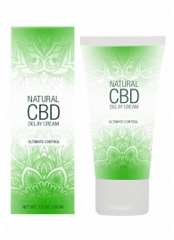 Крем-пролонгатор Natural CBD Delay Cream - 50 мл. - Shots Media BV - купить с доставкой в Березниках