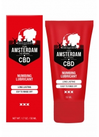 Пролонгирующий лубрикант Numbing CBD from Amsterdam - 50 мл. - Shots Media BV - купить с доставкой в Березниках