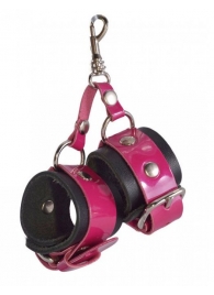Розово-черный брелок  Наручники - Sitabella - купить с доставкой в Березниках