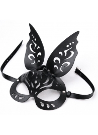 Черная ажурная маска  Зайка  с ушками - Crazy Handmade - купить с доставкой в Березниках