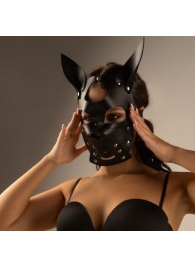 Черная маска  Собака  с ушками - Crazy Handmade - купить с доставкой в Березниках