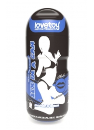 Мастурбатор-ротик с вибрацией Sex In A Can Mouth Lotus Tunnel - Lovetoy - в Березниках купить с доставкой