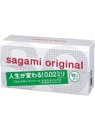 Ультратонкие презервативы Sagami Original 0.02 - 10 шт. - Sagami - купить с доставкой в Березниках