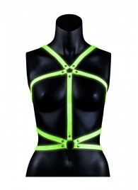 Портупея Body Harness с неоновым эффектом - размер L-XL - Shots Media BV - купить с доставкой в Березниках