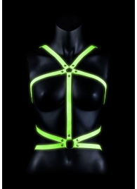 Портупея Body Harness с неоновым эффектом - размер L-XL - Shots Media BV - купить с доставкой в Березниках