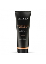 Массажный легкий крем WICKED Orange Blossom plus Patchouli - 120 мл. - Wicked - купить с доставкой в Березниках