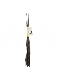 Черная плеть с желтой рукоятью Boundless Flogger - 69,25 см. - California Exotic Novelties - купить с доставкой в Березниках