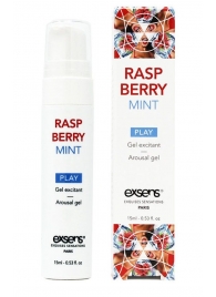 Возбуждающий гель Raspberry Mint с ароматом малины и мяты - 15 мл. - Exsens - купить с доставкой в Березниках