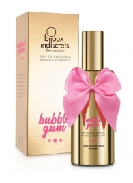 Гель с ароматом жвачки Bubblegum 2-in-1 Scented Silicone Massage And Intimate Gel - 100 мл. - Bijoux Indiscrets - купить с доставкой в Березниках