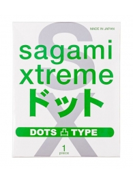 Презерватив Sagami Xtreme Type-E с точками - 1 шт. - Sagami - купить с доставкой в Березниках