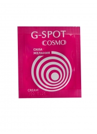 Стимулирующий интимный крем для женщин Cosmo G-spot - 2 гр. - Биоритм - купить с доставкой в Березниках