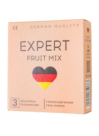 Ароматизированные презервативы EXPERT Fruit Mix - 3 шт. - Expert - купить с доставкой в Березниках