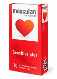 Презервативы Masculan Sensitive plus - 10 шт. - Masculan - купить с доставкой в Березниках