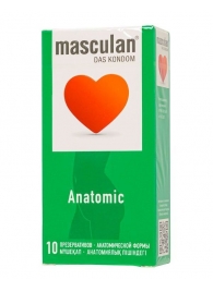 Презервативы анатомической формы Masculan Anatomic - 10 шт. - Masculan - купить с доставкой в Березниках