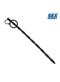 Черный стимулятор уретры Sex Expert - Sex Expert - купить с доставкой в Березниках