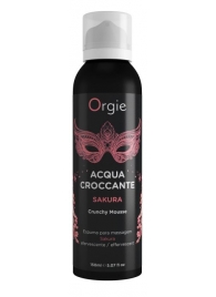 Хрустящая пенка для массажа Orgie Acqua Croccante Sakura с ароматом сакуры - 150 мл. - ORGIE - купить с доставкой в Березниках