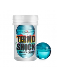 Интимный гель Termo Shock Hot Ball с разогревающе-покалывающим эффектом (2 шарика по 3 гр.) - HotFlowers - купить с доставкой в Березниках