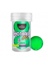 Лубрикант на силиконовой основе Hot Ball Plus с покалывающим эффектом (2 шарика по 3 гр.) - HotFlowers - купить с доставкой в Березниках