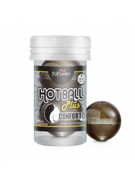 Анальный лубрикант на масляной основе Hot Ball Plus Conforto (2 шарика по 3 гр.) - HotFlowers - купить с доставкой в Березниках