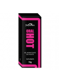 Гель для оральных ласк Oral Hot с согревающим эффектом - 15 гр. - HotFlowers - купить с доставкой в Березниках