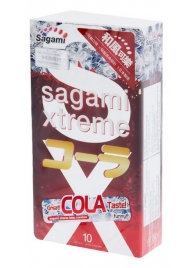 Ароматизированные презервативы Sagami Xtreme COLA - 10 шт. - Sagami - купить с доставкой в Березниках