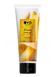 Лубрикант на водной основе OYO Aroma Gel Banana с ароматом банана - 75 мл. - OYO - купить с доставкой в Березниках