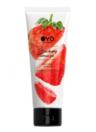 Лубрикант на водной основе OYO Aroma Gel Strawberry с ароматом клубники - 75 мл. - OYO - купить с доставкой в Березниках