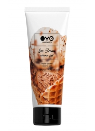 Лубрикант на водной основе OYO Aroma Gel Ice Cream с ароматом пломбира - 75 мл. - OYO - купить с доставкой в Березниках