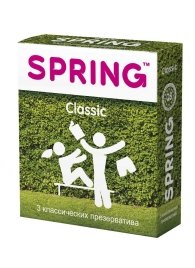 Классические презервативы SPRING CLASSIC - 3 шт. - SPRING - купить с доставкой в Березниках