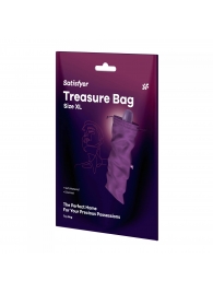 Фиолетовый мешочек для хранения игрушек Treasure Bag XL - Satisfyer - купить с доставкой в Березниках