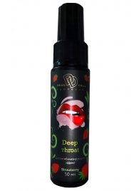 Спрей для горла Deep Throat с десенсибилизирующим эффектом и вкусом клубники - 50 мл. - БиоМед - купить с доставкой в Березниках