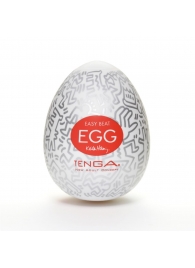 Мастурбатор-яйцо Keith Haring EGG PARTY - Tenga - в Березниках купить с доставкой