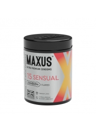 Анатомические презервативы MAXUS Sensual - 15 шт. - Maxus - купить с доставкой в Березниках