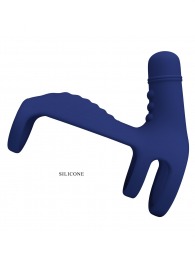 Синяя вибронасадка на пенис Vibrating Penis Sling - Baile - в Березниках купить с доставкой