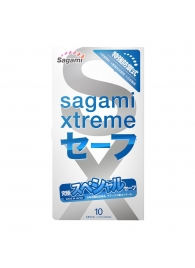 Презервативы Sagami Xtreme Ultrasafe с двойным количеством смазки - 10 шт. - Sagami - купить с доставкой в Березниках