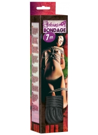 Чёрная веревка для связывания - 700 см. - Orion - купить с доставкой в Березниках